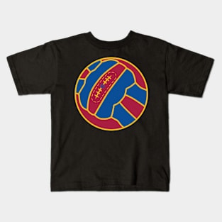 Barcelona Vintage Football Kids T-Shirt